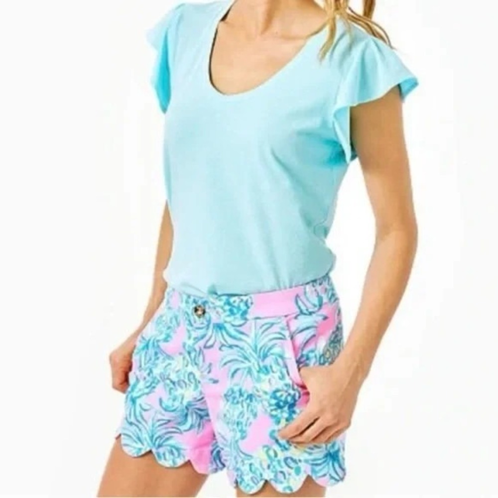 NWT Lilly Pulitzer - Buttercup Shorts 12 Coconut Row Pelican Pink
